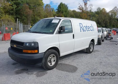 2019 Chevrolet Express 2500 Work Van from USA, damaged, VIN 1GCWGAFG5K1267535